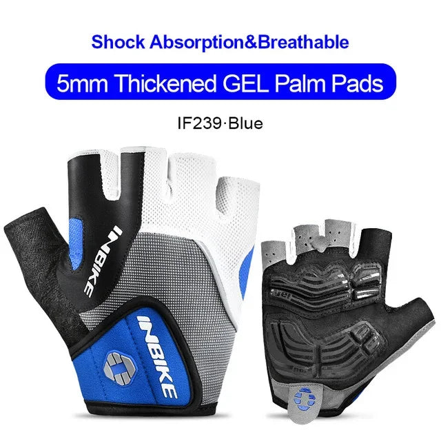Shockproof GEL Pad Cycling Gloves - Half Finger