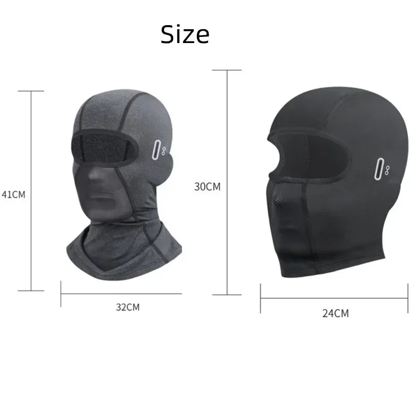 Men'S Balaclava Face Mask - Breathable, Sun Protection, Ice Silk Mask