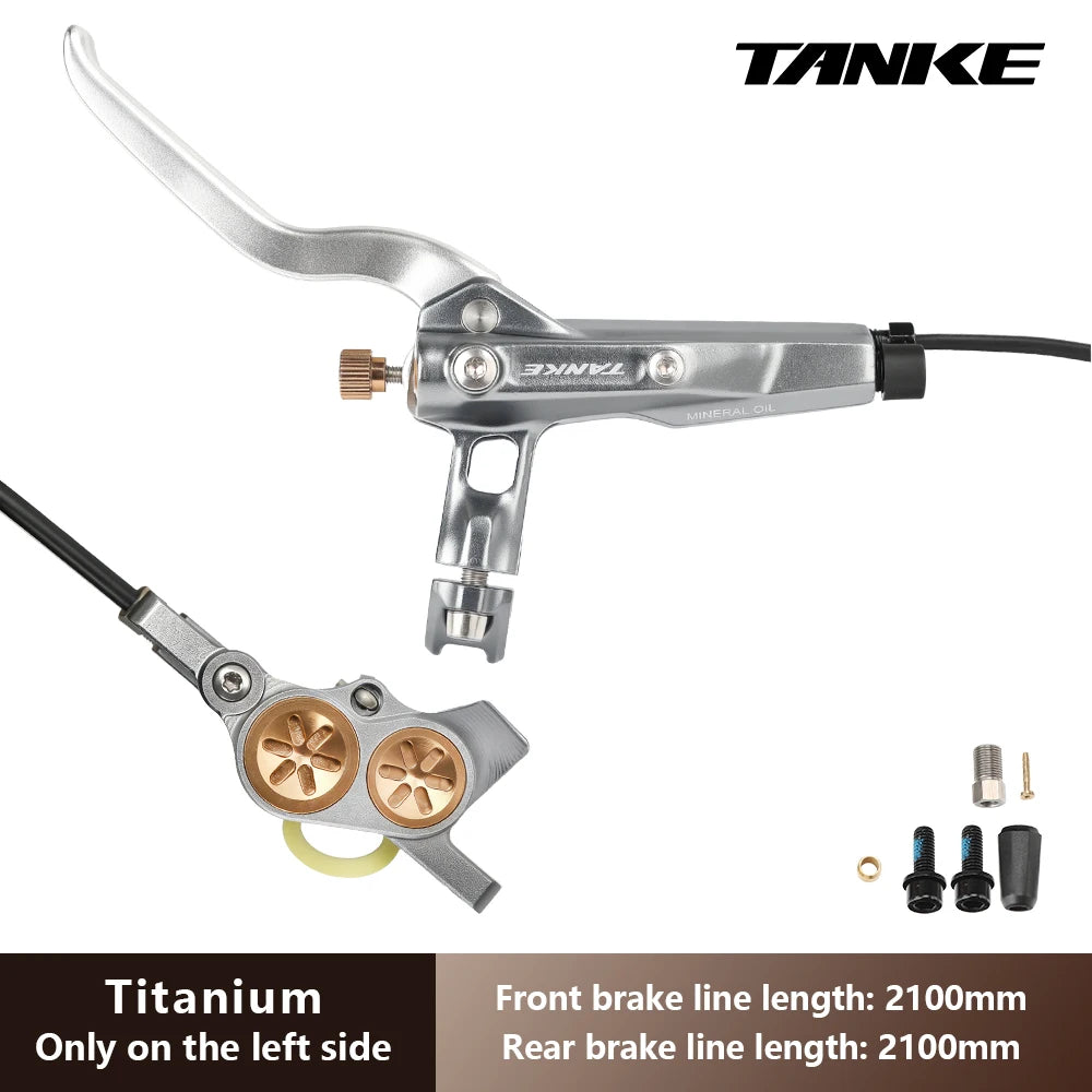 E-Bike MTB 4 Piston Hydraulic Disc Brake Set