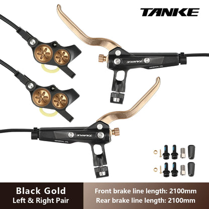 E-Bike MTB 4 Piston Hydraulic Disc Brake Set
