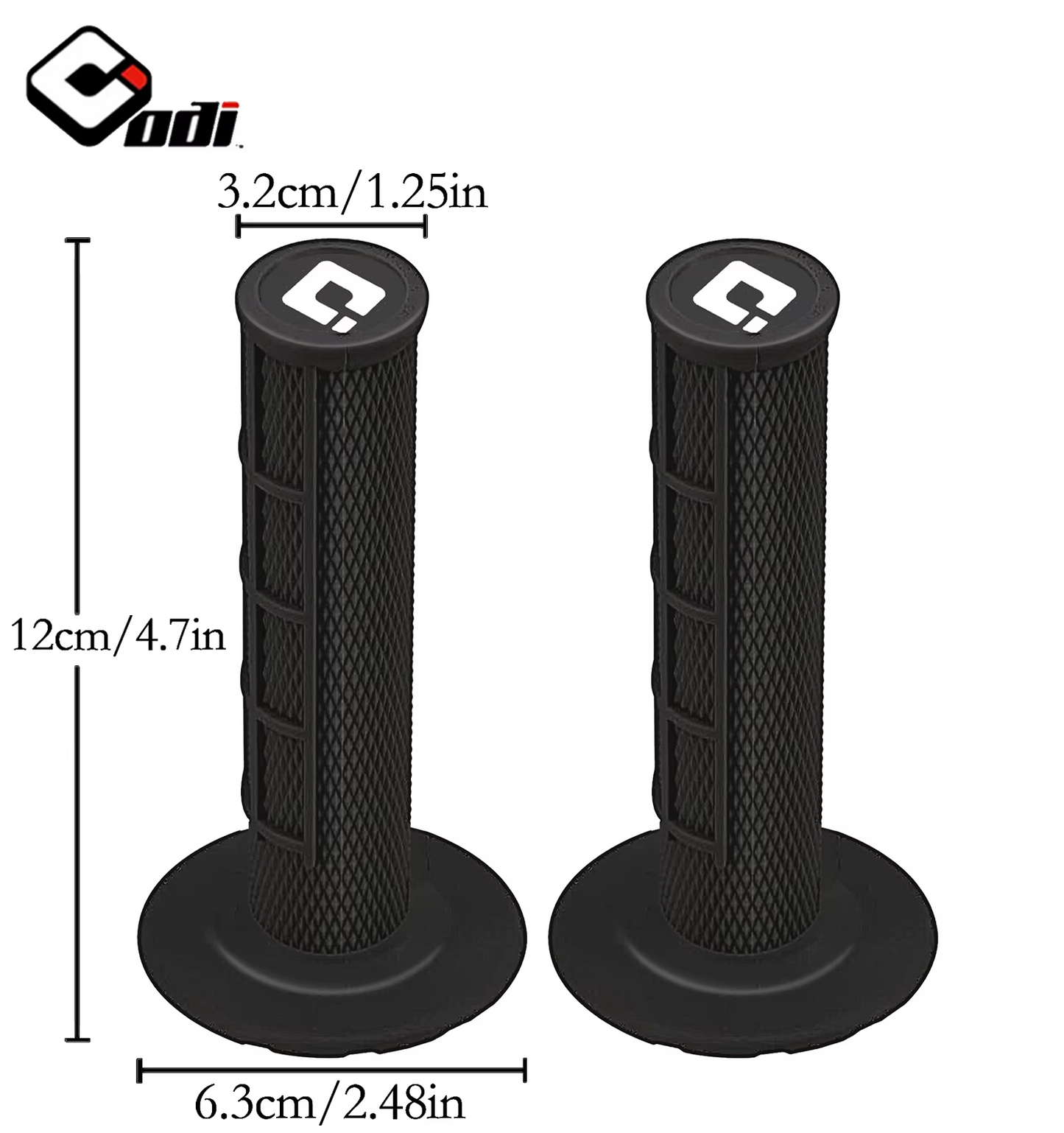 ODI Style Half Waffle Grips