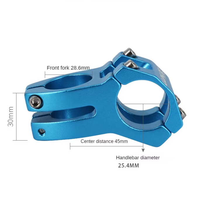 Bicycle Handlebar Stem MTB Power Short 45Mm Mountain Bike Bridge 25.4/31.8Mm Pipe Cycling Stem Riser Table