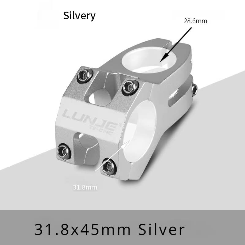 Bicycle Handlebar Stem MTB Power Short 45Mm Mountain Bike Bridge 25.4/31.8Mm Pipe Cycling Stem Riser Table
