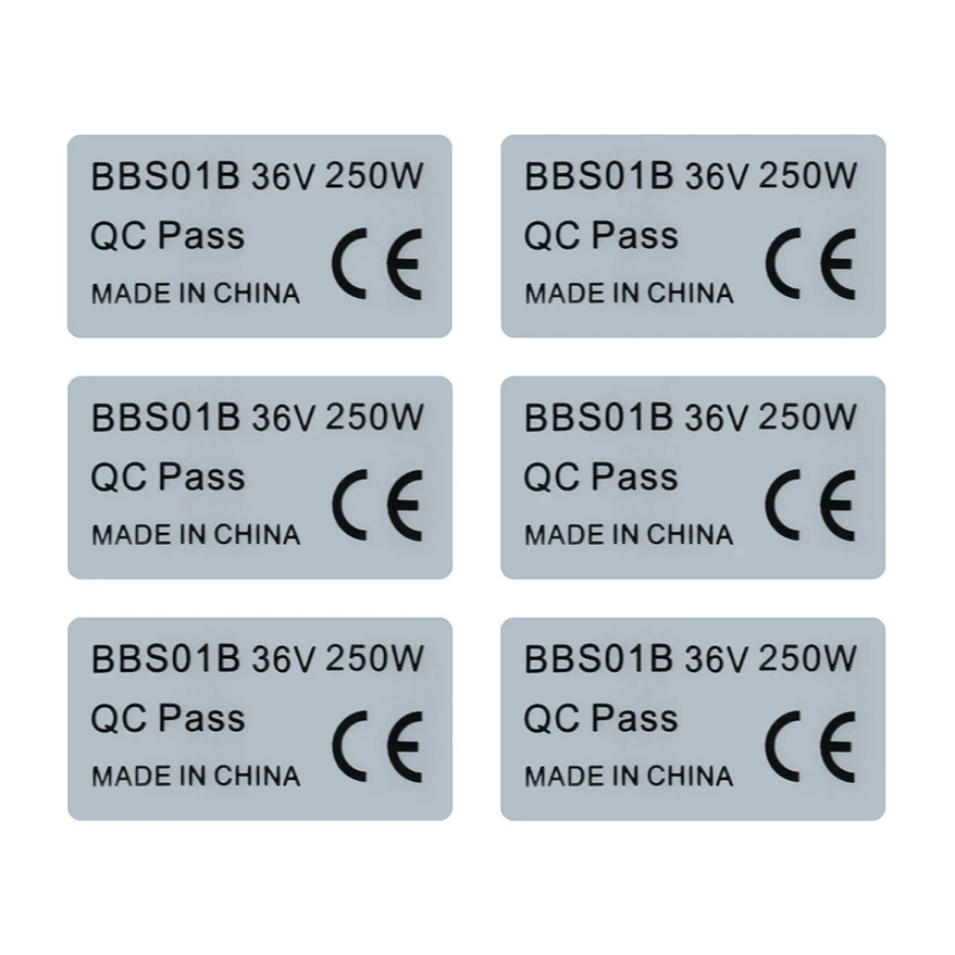 250W Compliance Stickers