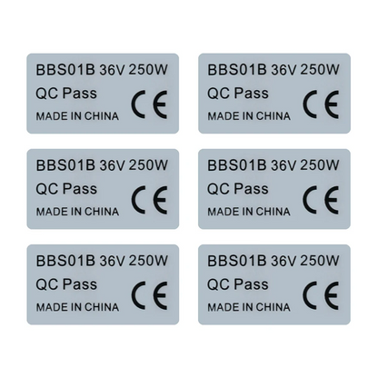 250W Compliance Stickers