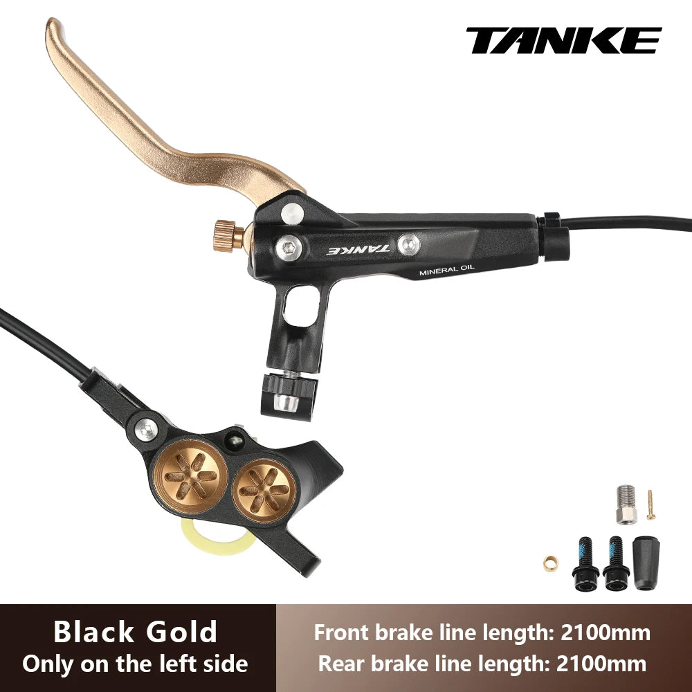 E-Bike MTB 4 Piston Hydraulic Disc Brake Set
