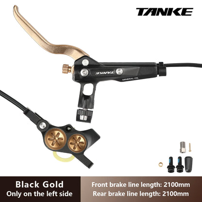 E-Bike MTB 4 Piston Hydraulic Disc Brake Set