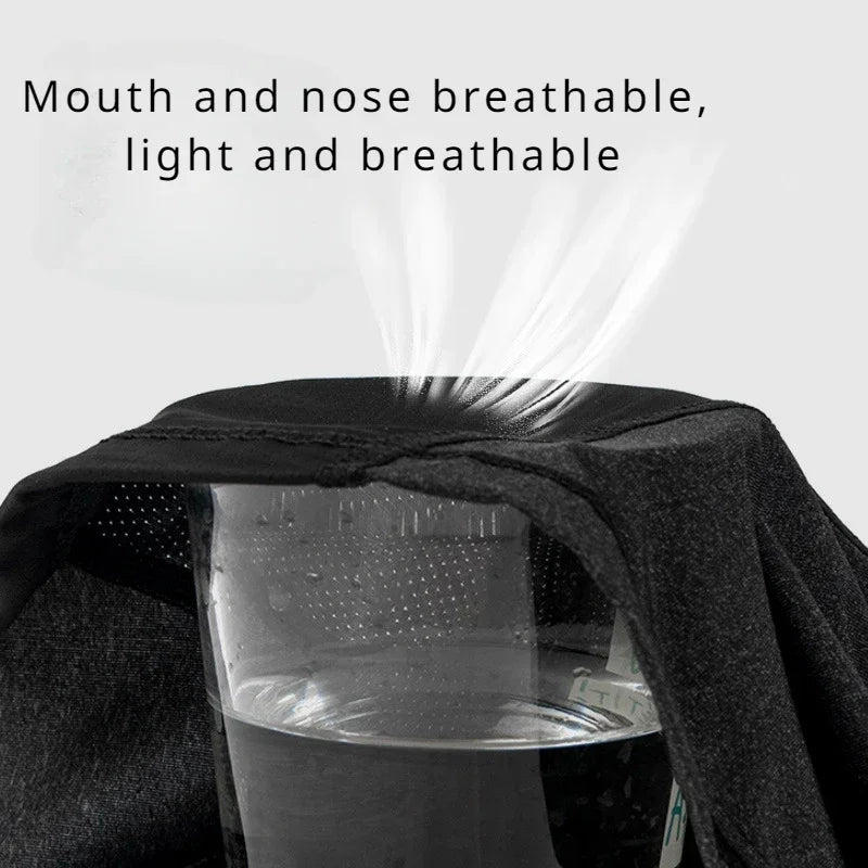 Men'S Balaclava Face Mask - Breathable, Sun Protection, Ice Silk Mask