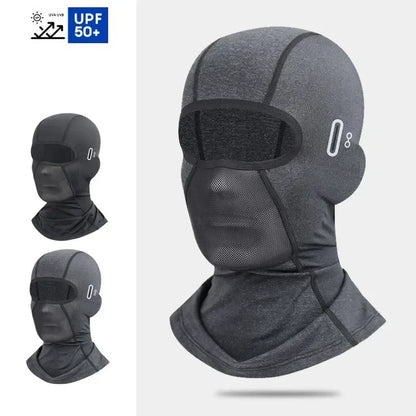 Men'S Balaclava Face Mask - Breathable, Sun Protection, Ice Silk Mask