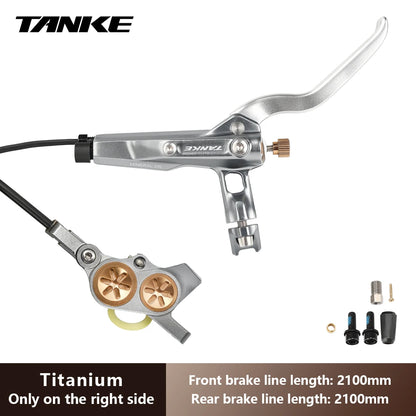 E-Bike MTB 4 Piston Hydraulic Disc Brake Set