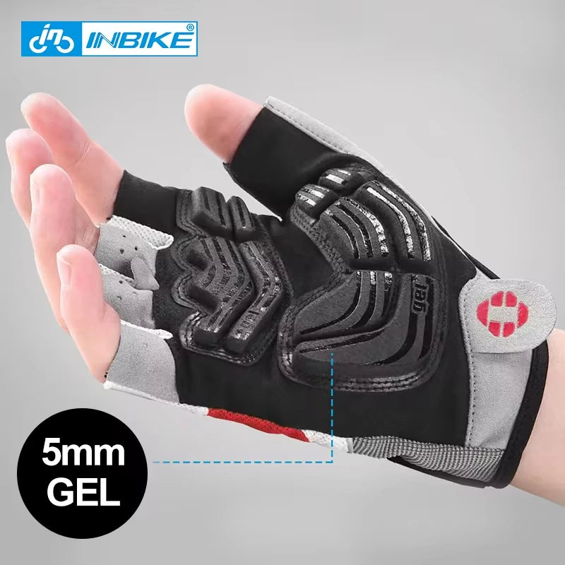 Shockproof GEL Pad Cycling Gloves - Half Finger 