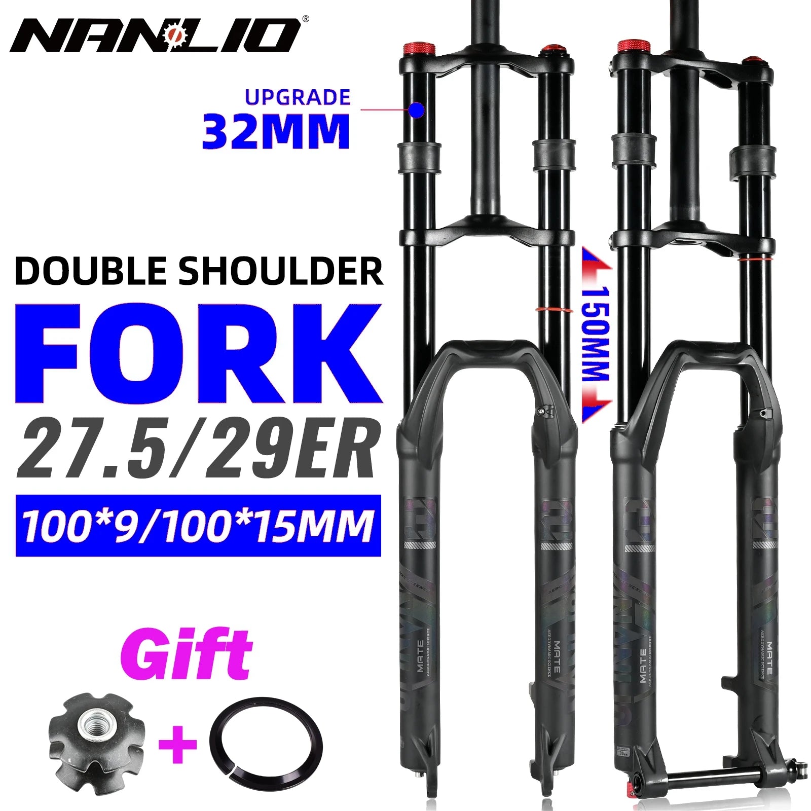NanLio Double Shoulder Snow Front Fork 