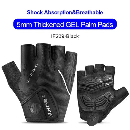 Shockproof GEL Pad Cycling Gloves - Half Finger 