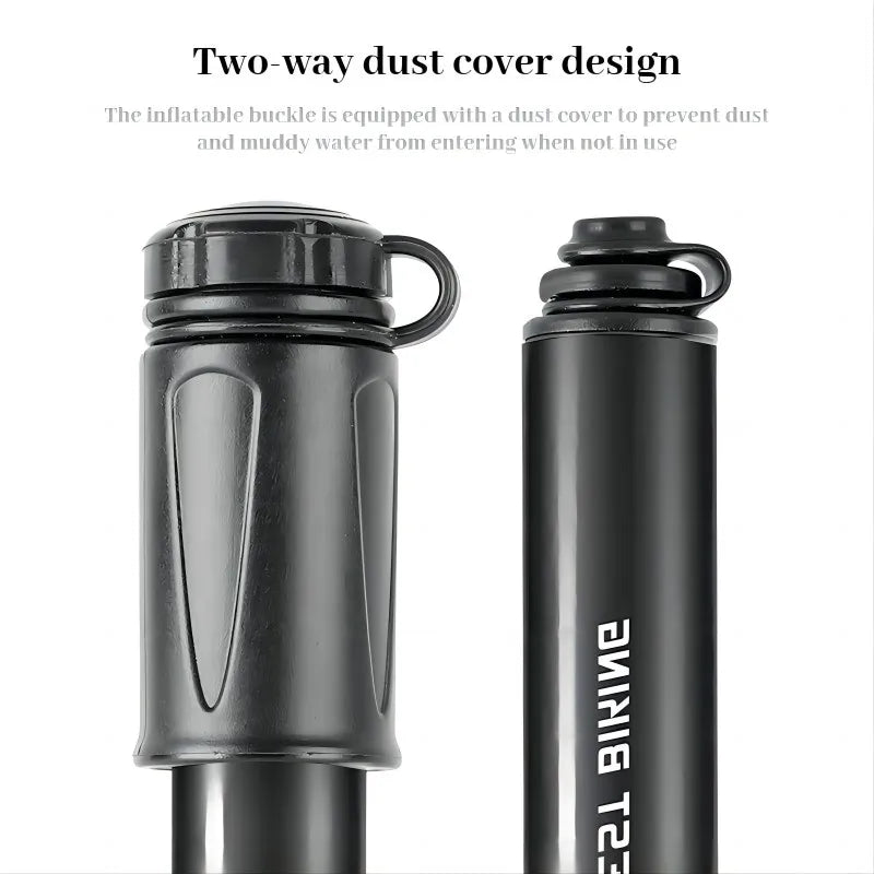 WEST BIKING Mini Aluminum Alloy Bicycle Hand Air Pump, Tire Inflator, Schrader Presta Valve, MTB Road Cycling Pump, 100Psi