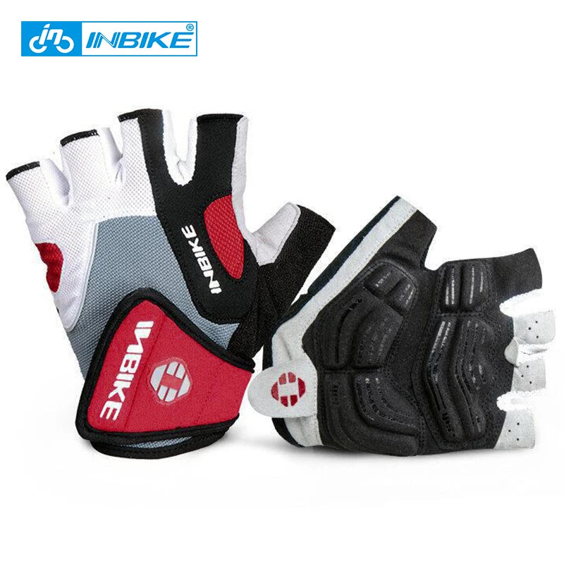 Shockproof GEL Pad Cycling Gloves - Half Finger 