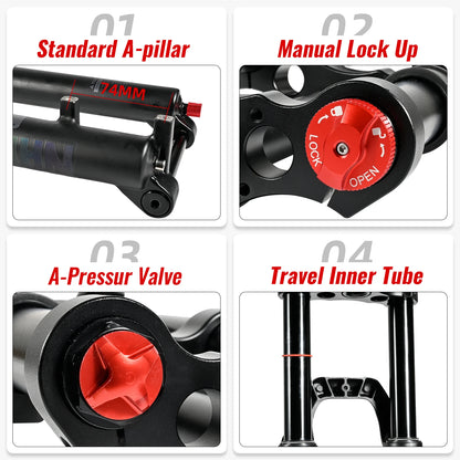 NanLio Double Shoulder Snow Front Fork 