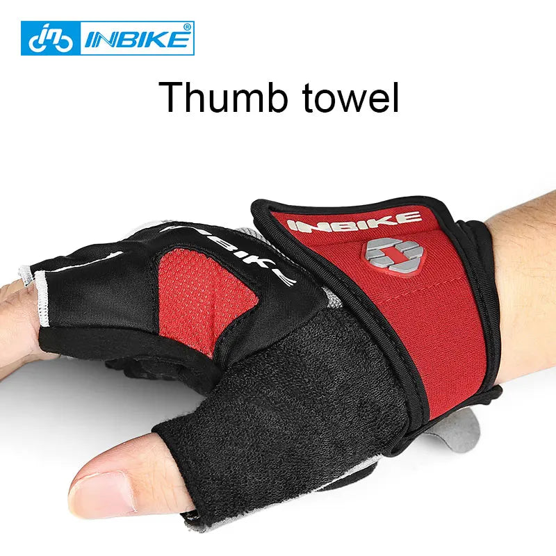 Shockproof GEL Pad Cycling Gloves - Half Finger 