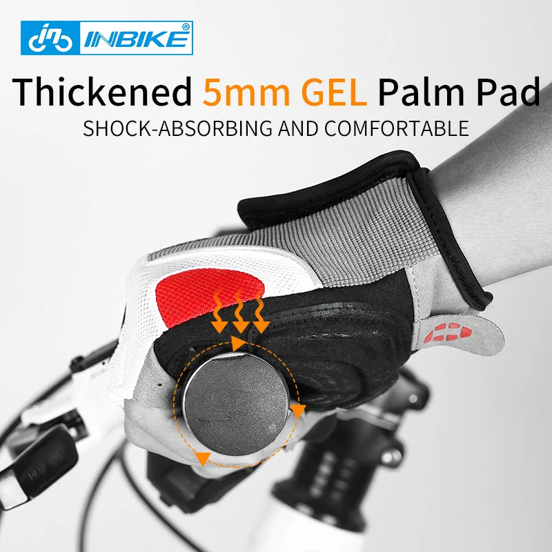 Shockproof GEL Pad Cycling Gloves - Half Finger 