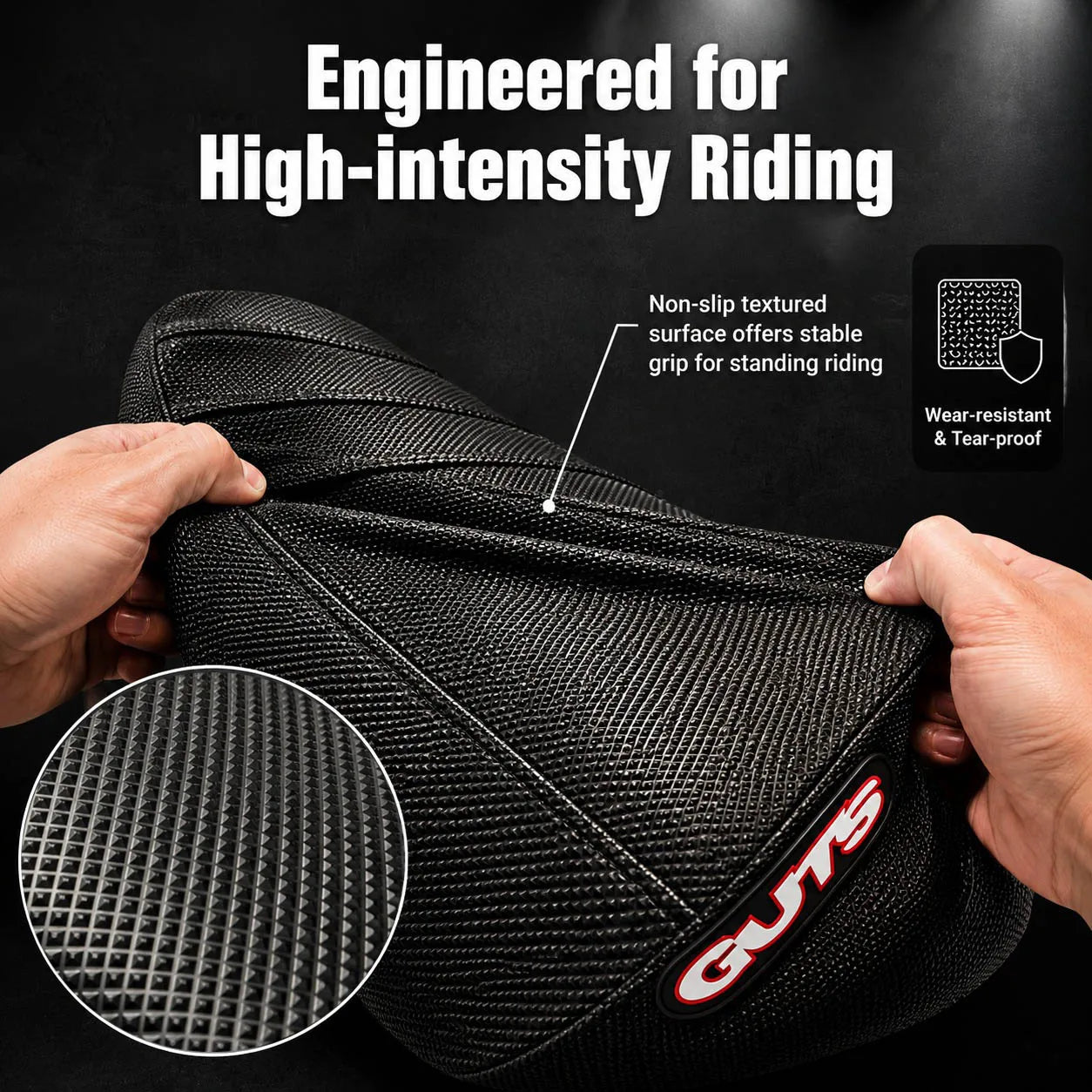 Pro Ribbed Anti-Slip Waterproof Cushion Cover