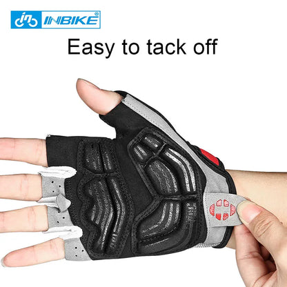 Shockproof GEL Pad Cycling Gloves - Half Finger 