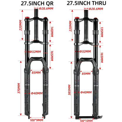 NanLio Double Shoulder Snow Front Fork 