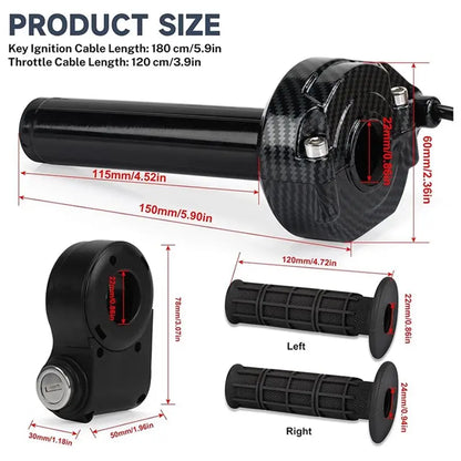 Surron Full Twist Throttle with Key Ignition 