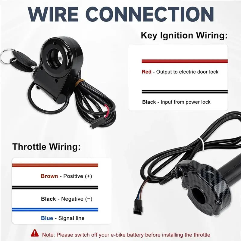Surron Full Twist Throttle with Key Ignition 