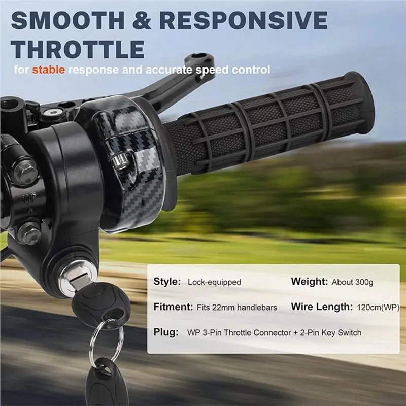 Surron Full Twist Throttle with Key Ignition 